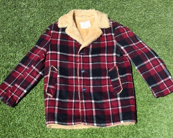 Vintage 70s Purple Lumberjack Jacket 