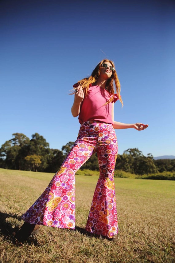psychedelic bell bottoms
