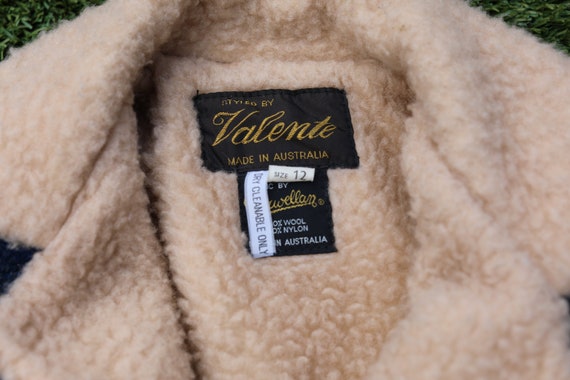 Vintage 70s Plaid Lumberjack Jacket Sherpa Jacket Ladies Size 14