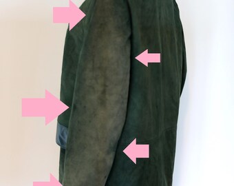 Color Suede blouson-25SS- - グリーン Color Suede blouson-25SS- - グリーン | harapeco Store