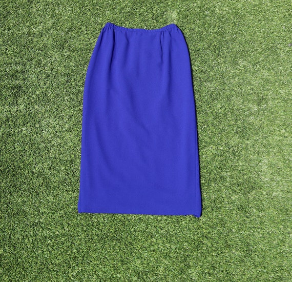 Blue 80's skirt hotsell