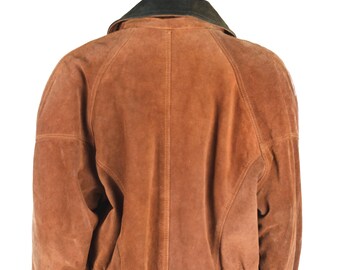 Vintage 70s Paisley Suede Jacket, Vera Pelle Jacket, 70s Suede