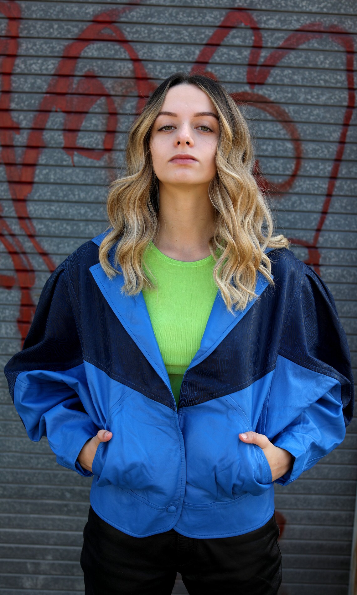 Insane 80s batwing jumper wool blend (RARE)