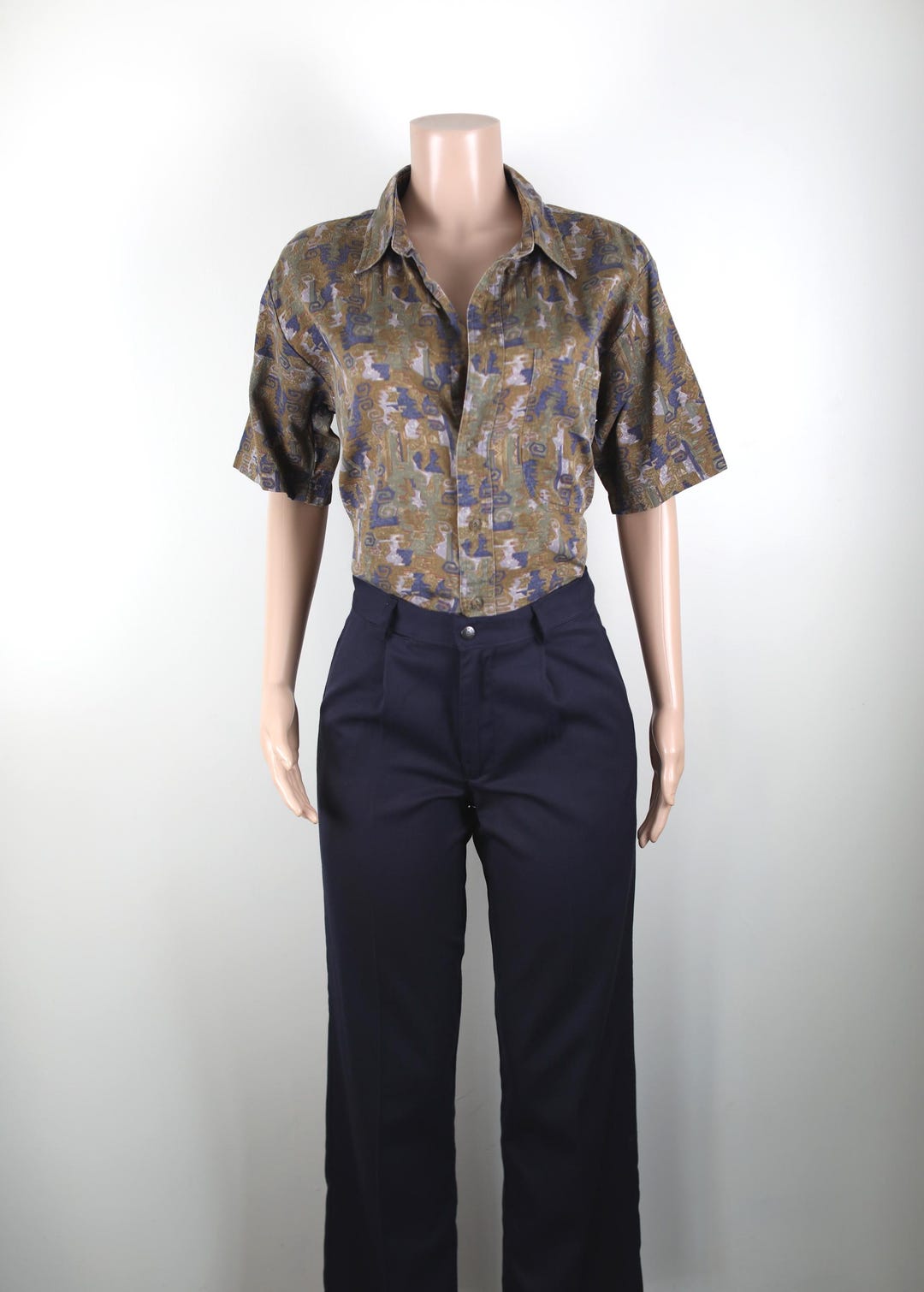 Vintage 70s Pants, Size 8 Womens, SCAGS, 70s Trousers, 70s Retro