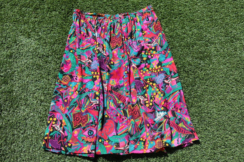 Pull Jenny Kee Flamingo Park « The Oz » - Taille L, Multicolore, Tricot (occasion Très Bon état)