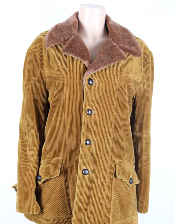 Vintage 70s Corduroy Lumber Jack Jacket, Vintage … - image 2