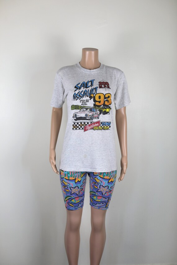 Vintage 90's Salt Assault Hot Rod Racing Team Tee Shirt