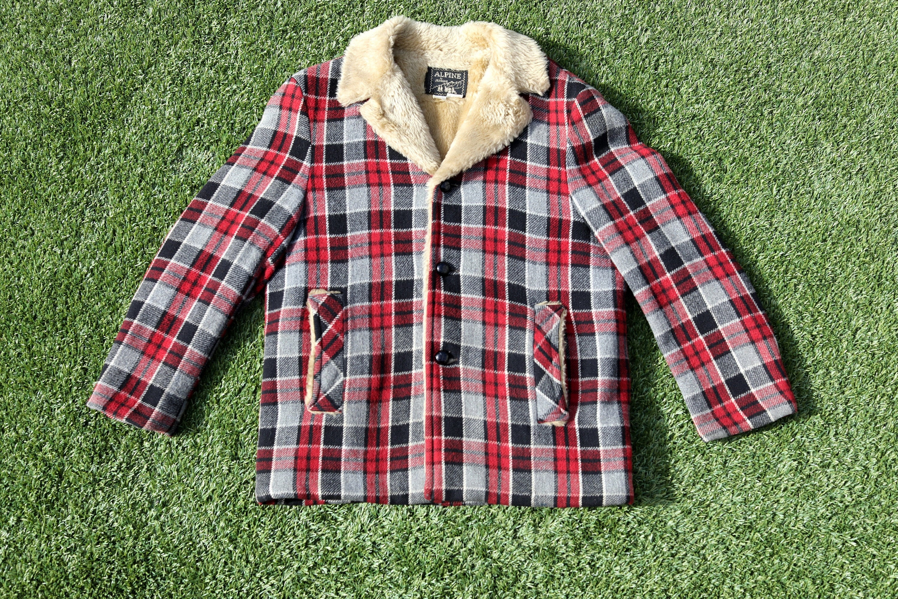 Vintage 70s Red and Grey Lumberjack Jacket, Sherpa Jacket, Mens Size Medium 38R. Womens Size 16 Camping Jacket, 70s Lumber Jack Jacket - Etsy Vintage 70s Red and Grey Lumberjack Jacket, Sherpa Jacket, Mens Size Medium 38R. Womens Size 16 Camping Jacket, 70s Lumber Jack Jacket - Etsy