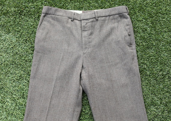 速くおよび自由な Tweed 70s Vintage Pants, Trousers Tweed 70s Womens, 10 Size パンツ
