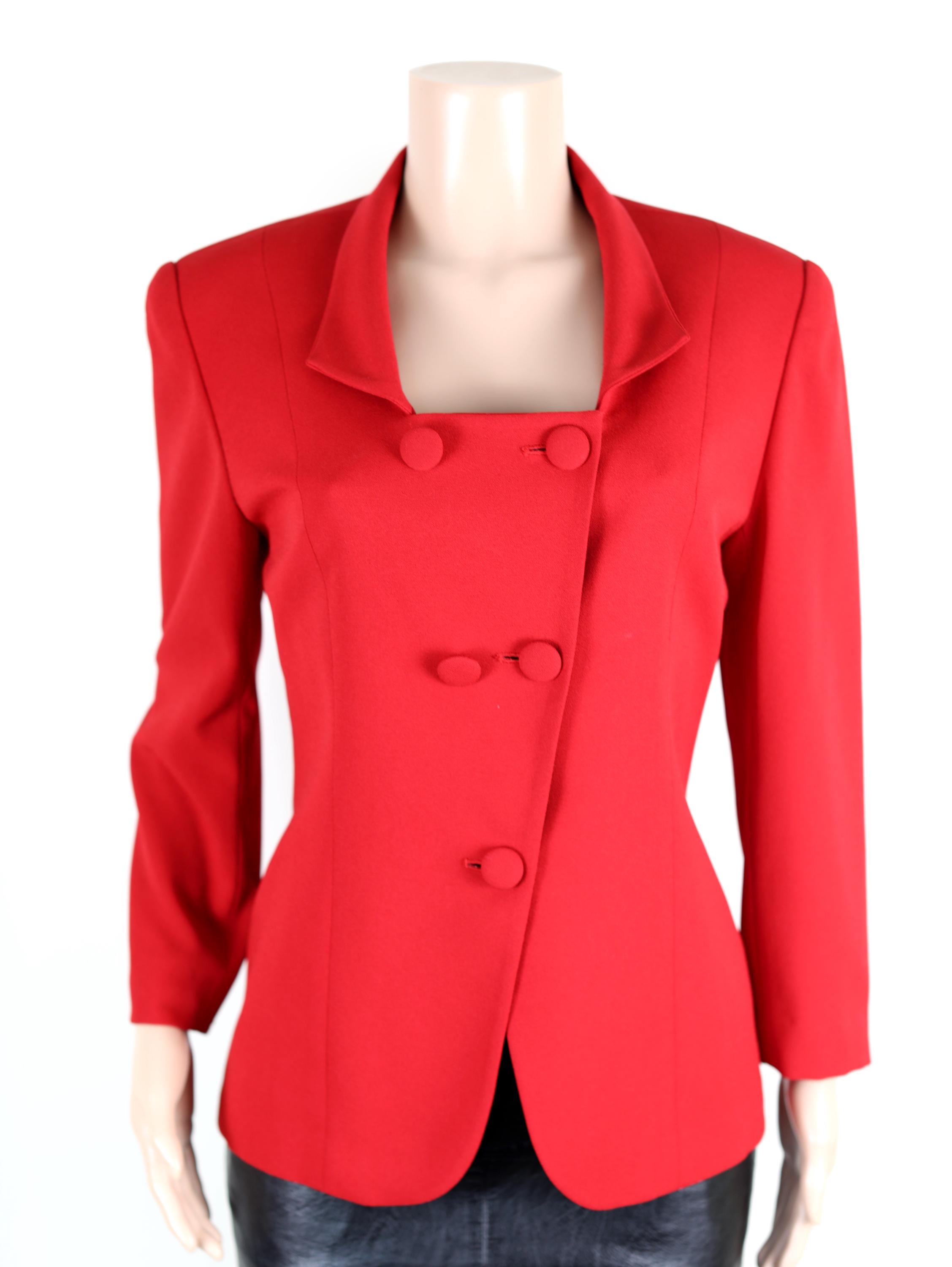 Vintage 80s Christian Dior Suit Jacket, Size 8, 80s Dior