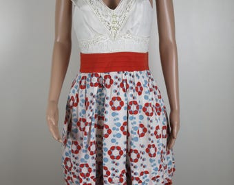 Falda floral vintage de los 70, falda psicodélica morada retro de los 70, falda bohemia vintage de los 70, falda hippie de los 70, minifalda floral morada de los 70, talla 10