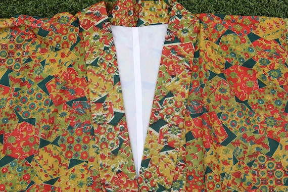 Vintage 70s Kimono, 70s Rainbow Kimono, 70s Tradi… - image 4