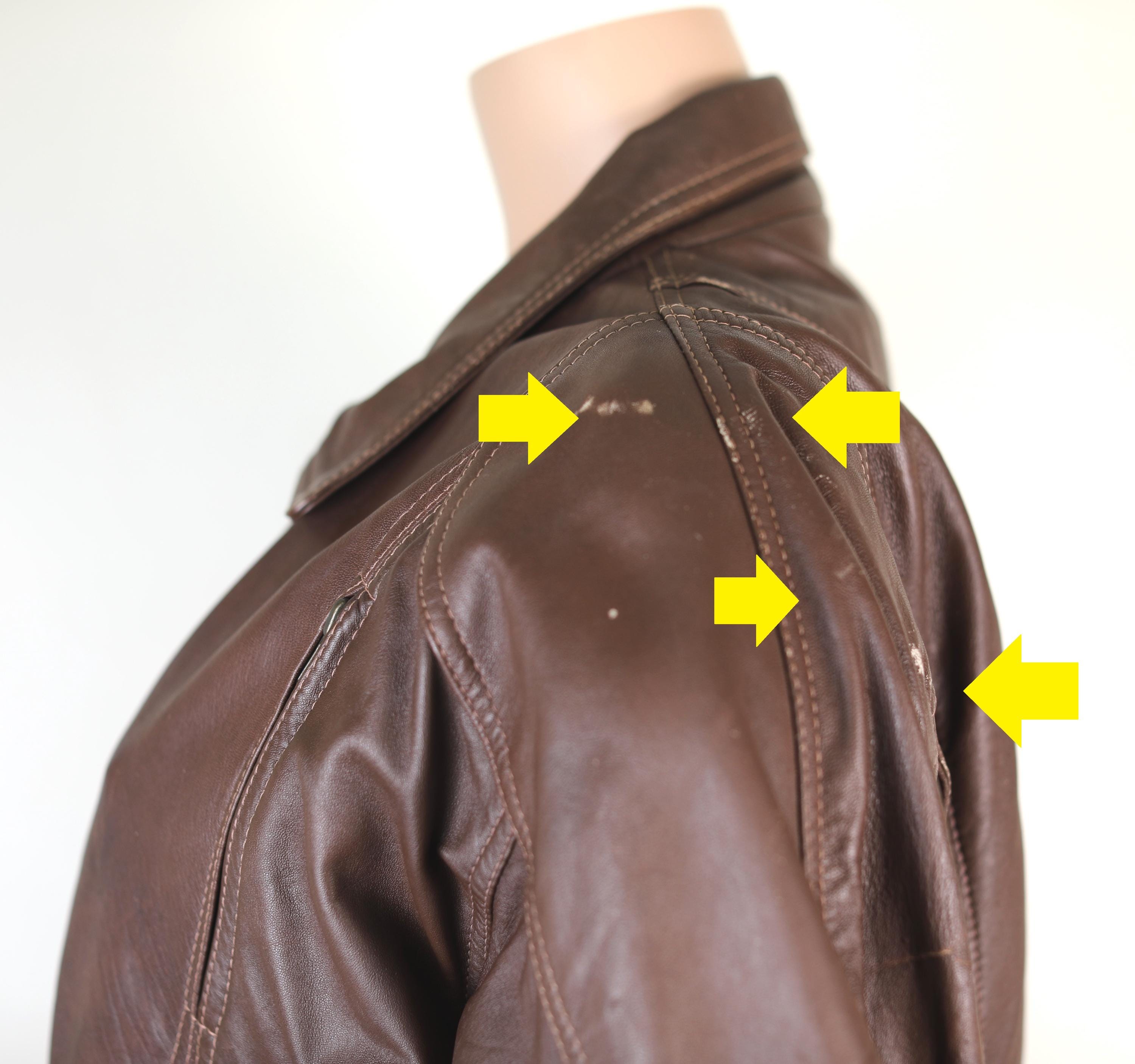 Vintage 80s Brown Leather Pilot Jacket, Aviation Jacket