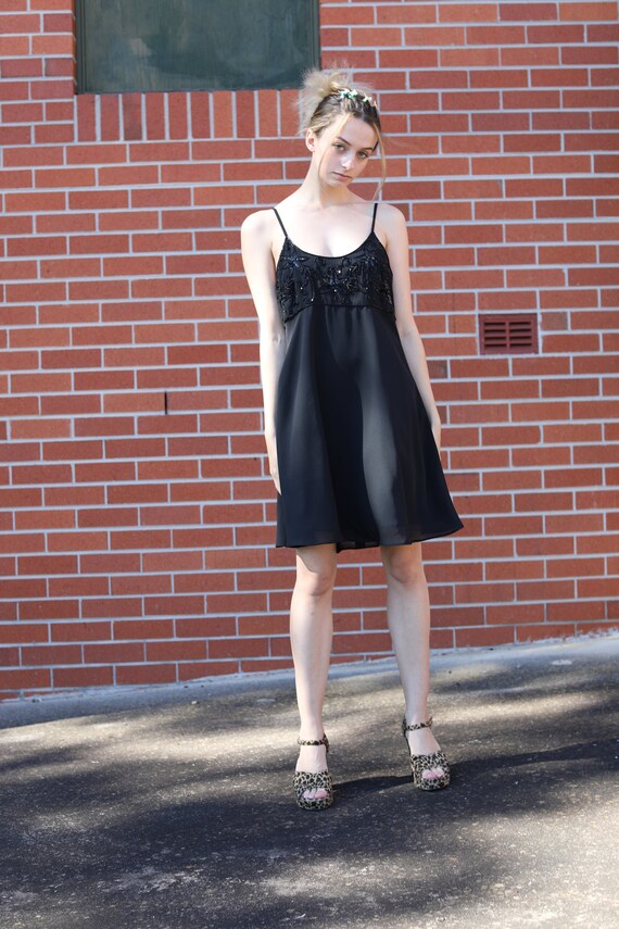 Vintage 90s SPICE GIRLS Black Dress, 90s BABY Spi… - image 4