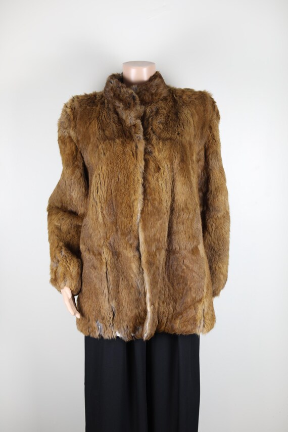 ジャケット・アウター vintage fur jacket / Mods coat Vintage 1960s Rabbit Fur Jacket, Fur Jacket, Size 12, Fur Coat