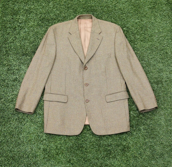 Vintage 70s Dark Academia Tweed Jacket 70s Lanificio Di Pray - Etsy