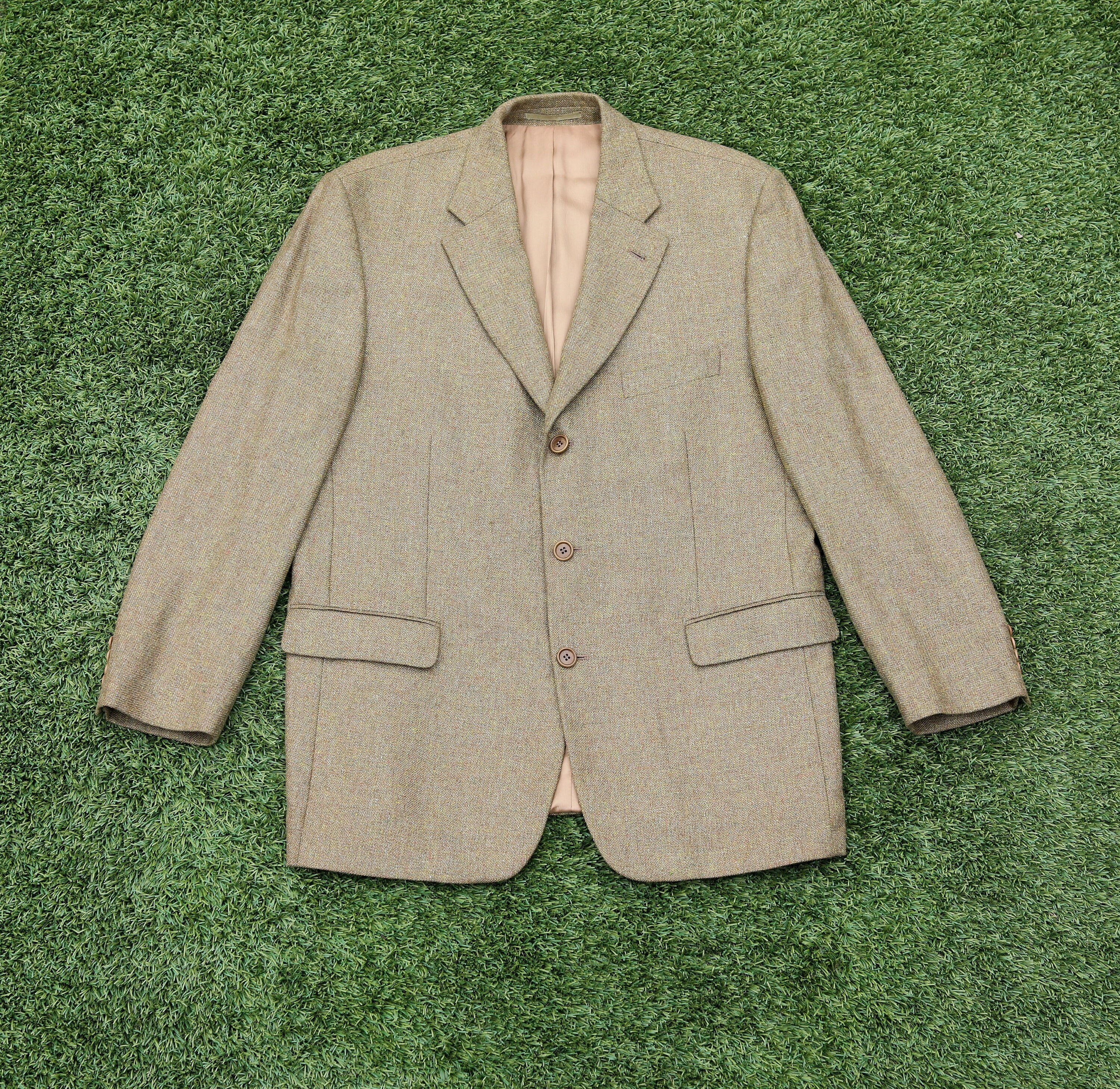 全国送料無料ギフト Academia Dark 70s Vintage Tweed Di Lanificio 70s Jacket, ジャケット・アウター