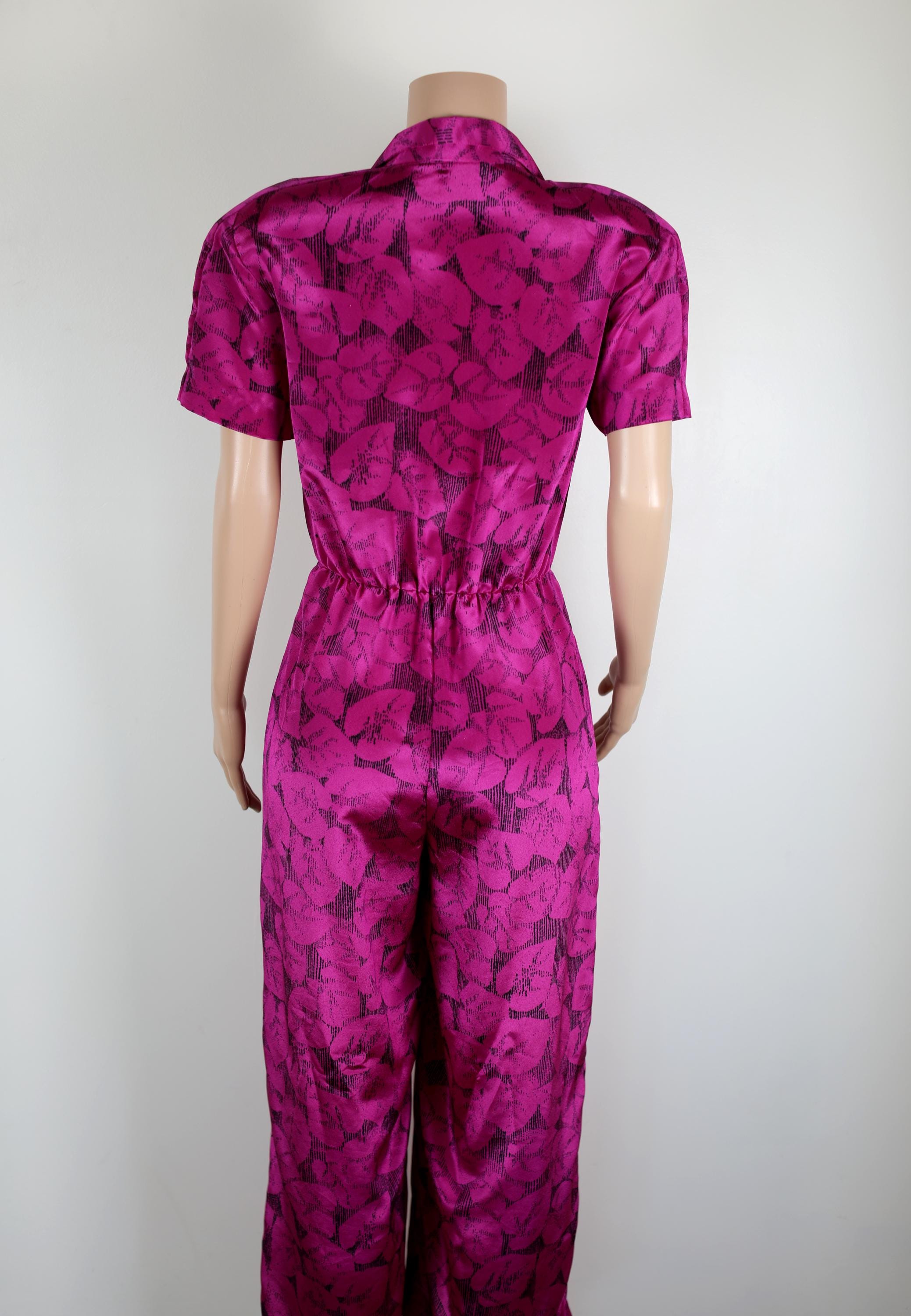 Vintage 80s Jumpsuit, Size 12, Disco Barbie Jumpsuit, Disco