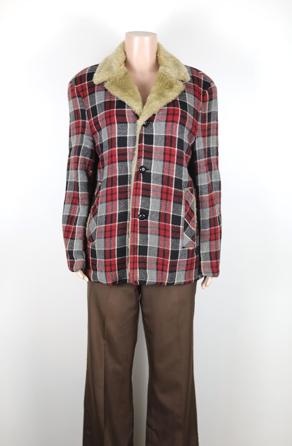 Vintage 70s Red and Grey Lumberjack Jacket, Sherpa Jacket, Mens Size Medium 38R. Womens Size 16 Camping Jacket, 70s Lumber Jack Jacket - Etsy Vintage 70s Red and Grey Lumberjack Jacket, Sherpa Jacket, Mens Size Medium 38R. Womens Size 16 Camping Jacket, 70s Lumber Jack Jacket - Etsy