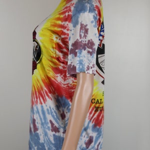 Vintage 90s Grateful Dead tie Dye Tee, 1994 Summer Tour Tee, Shirt, Tie Dye, Rainbow tee. image 7