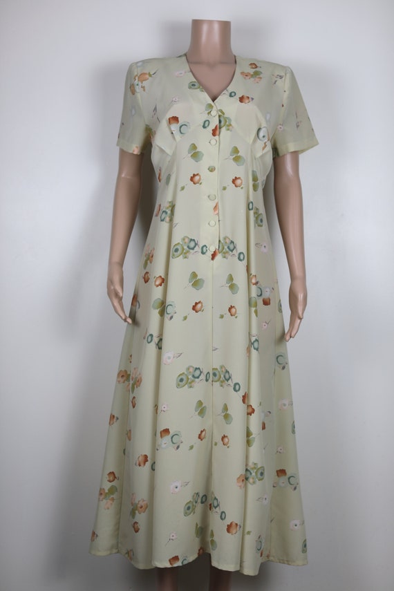 Vintage 90s Floral Dress, 90s Phoebe Buffay Dress,
