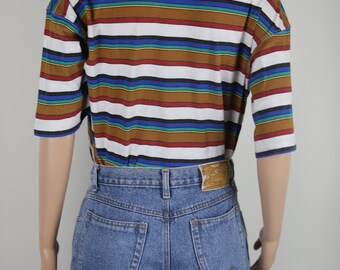 Stranger Things Roupas Anos 80 Tumblr Camiseta Listrada Vintage