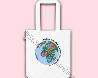 Globe tote bag