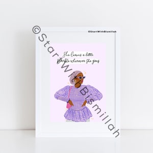 Presente personalizado com ilustrações de retratos sem rosto - download digital
