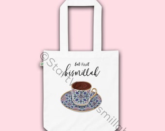 But first bismillah tote bag