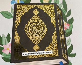 Gold foil Quran  - Print