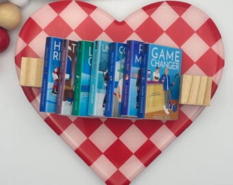 Rachel Reid | Game Changer/Heated Rivalry | Hockey Romance | Mini Book Magnet Set