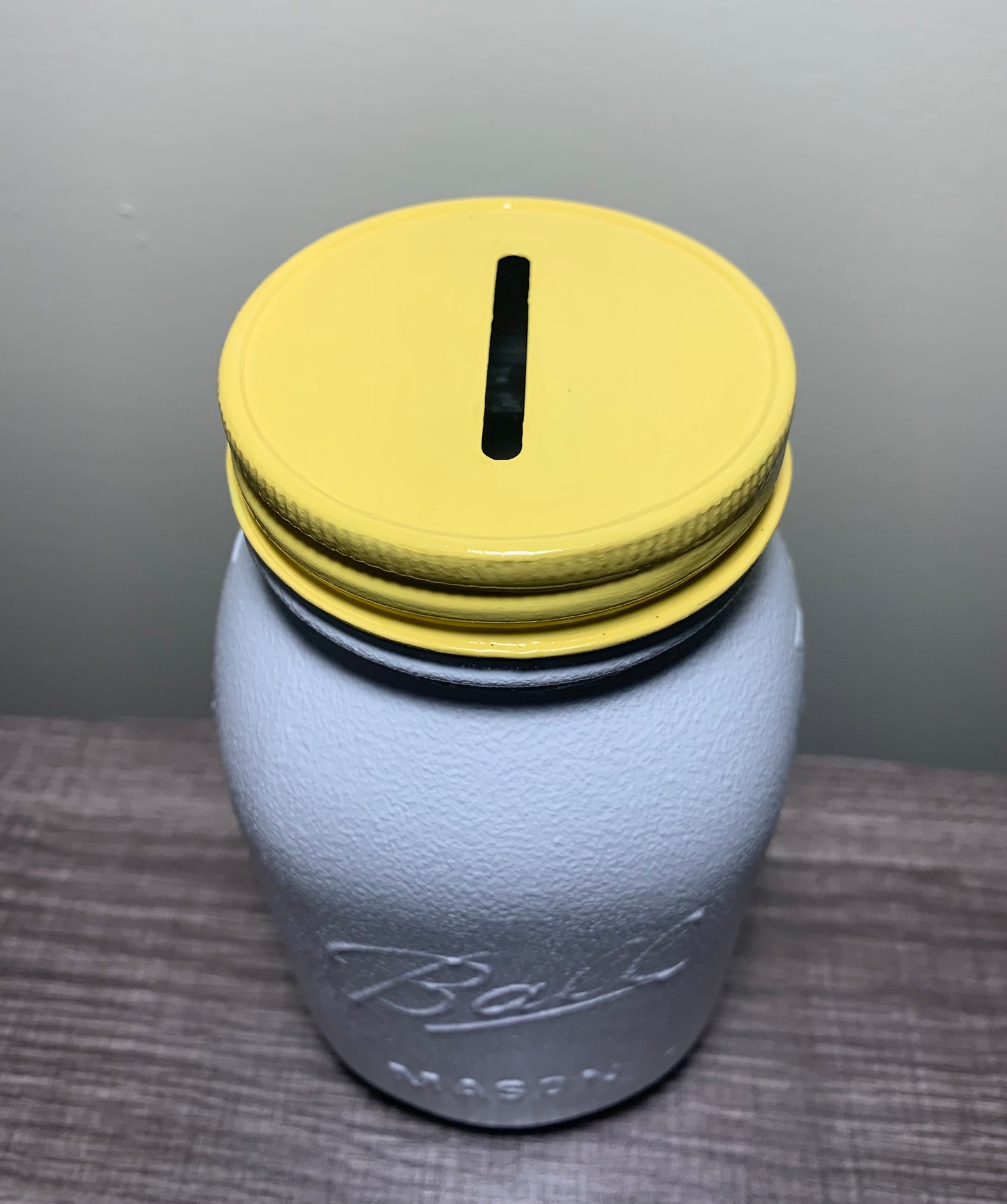 Sunflower Garden Bank Jar Decoupage Jar Coin Jar Money Jar Etsy