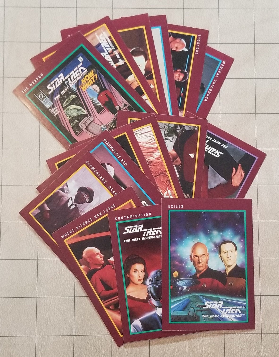 Star Trek the Next Generation Trading Cards 1991 Paramount - Etsy