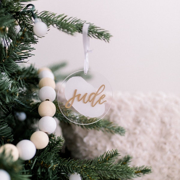 Custom Name Ornament Place Card