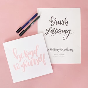Moderne Kalligraphie Kit | Brush Lettering für Anfänger