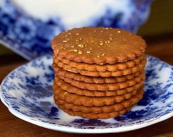 Ginger Snap Cookies - 9 pc - Molasses Ginger Cookie