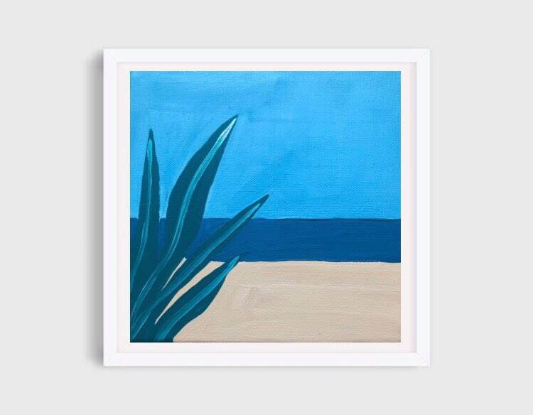 Les Landes Peinture Acrylique sur Toile