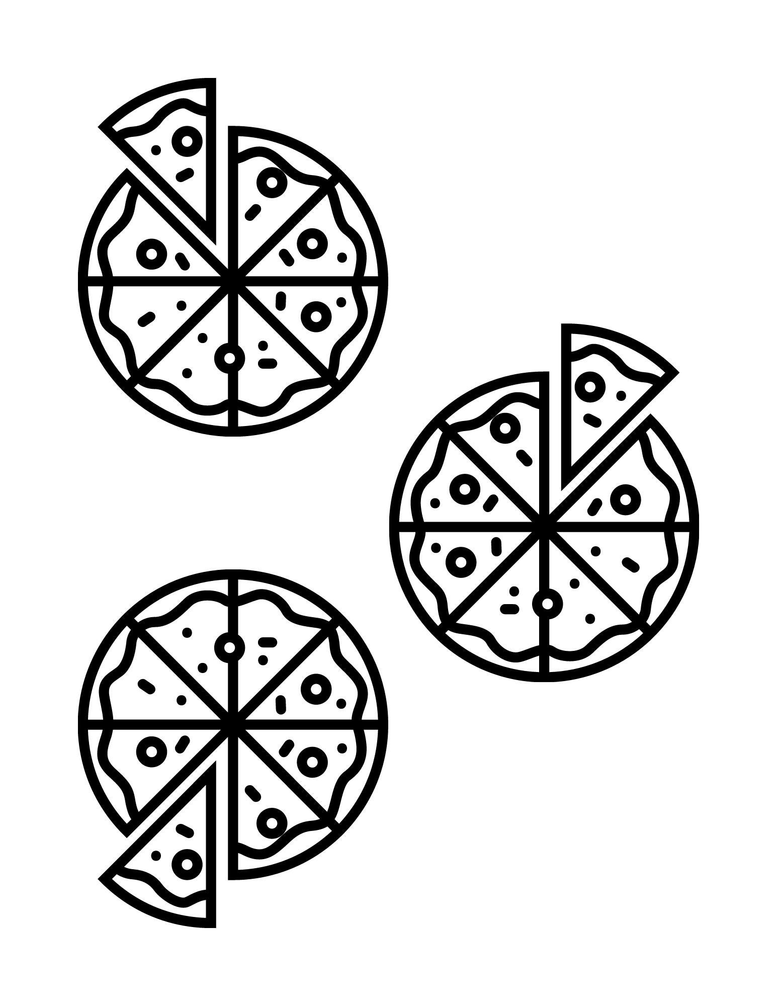 Fast Food Coloring Pages 10 Printable Pages | Etsy