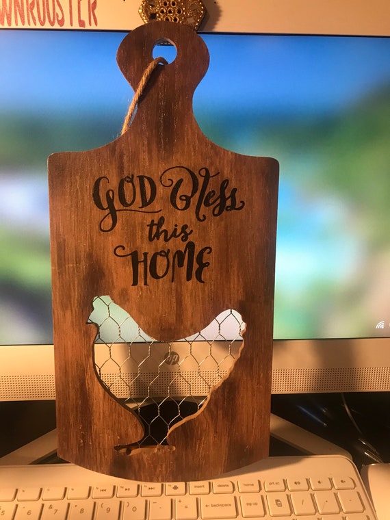 God Bless This Home Sign