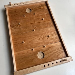 Coin Hockey Board; Finger Hockey Board; Handmade Tabletop Penny Hockey Game