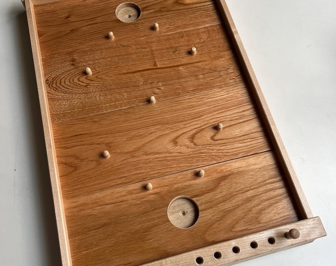 Coin Hockey Board; Finger Hockey Board; Handmade Tabletop Penny Hockey Game