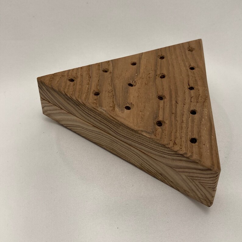 Peg Solitaire Cracker Barrel Puzzle Handmade Wooden Game Etsy