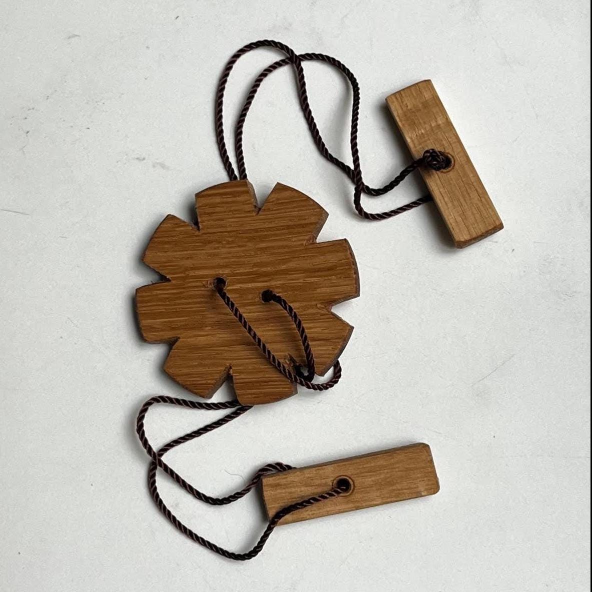 Buzzsaw, Whirligig Toy, Button Spinner Made From Oak, Walnut, or ...