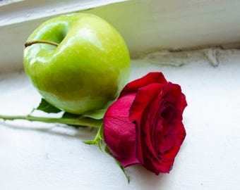 Rose and Apple Photographic Print