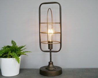 Industrial lamp | Etsy BedSide Table Lamps Desk Lights Retro