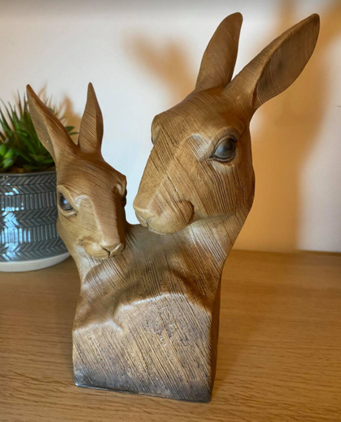 resin hare statues