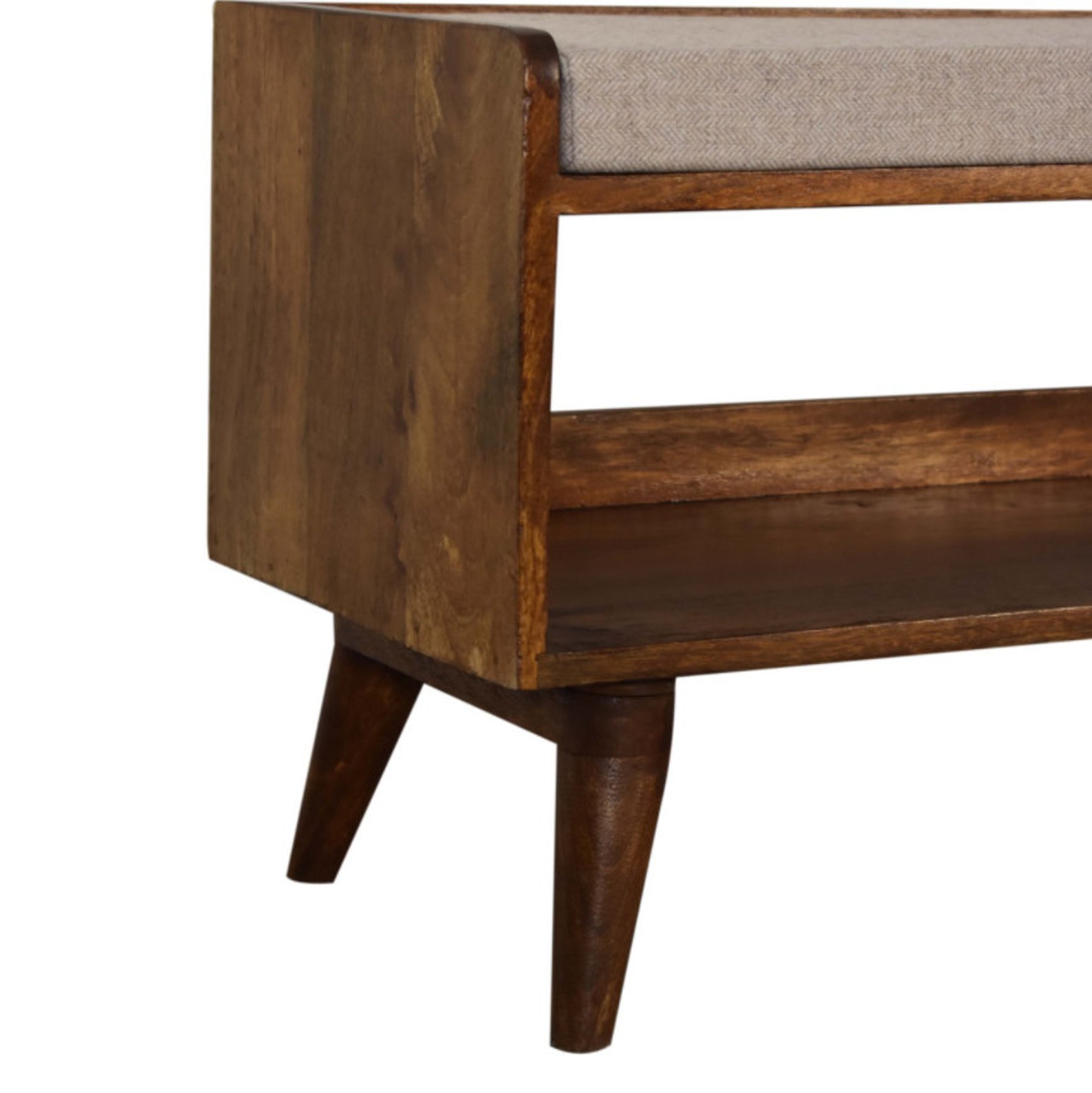 Nordische Bank Mid Century Schuhschrank Skandinavisch Modern | Etsy