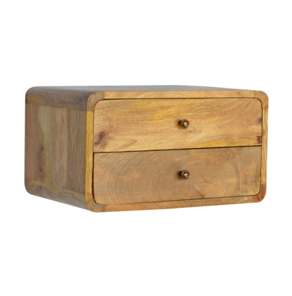 Floating Bedside Table Wall Mounted Nightstand Vintage Danish Etsy UK