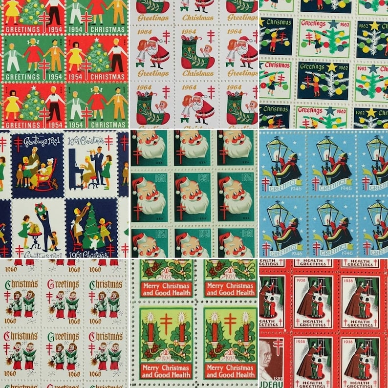 Vintage Christmas Seals 