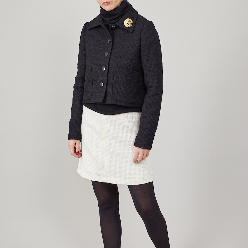 Wool Cropped Jacket - Etsy
